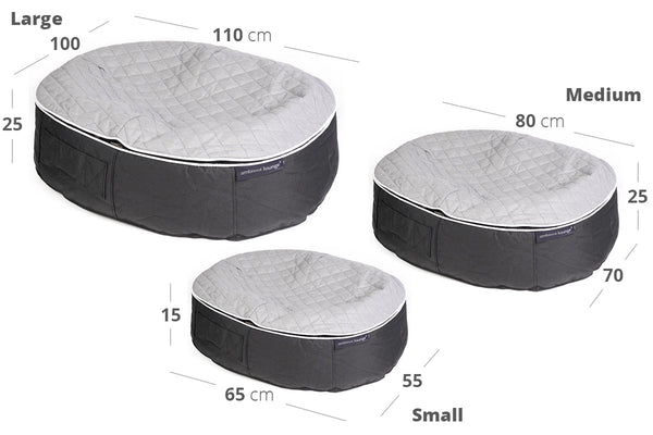 Pet Lounge Dog Bed in Supernova - CoolQuilt - Large (Easy-Clean,  Pet-Friendly, In/Outdoor)